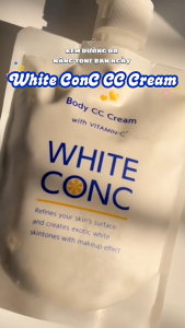 Kem dưỡng trắng da Makeup body ban ngày White Conc White CC Cream 200g