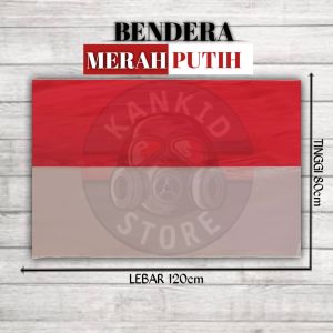 Bendera merah putih berbagai ukuran