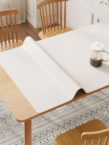 Leather Table Mat Waterproof Modern Office Desk Pad Simple Dining Table Cloth High Grade White Tablecloth Home Decor Accessories