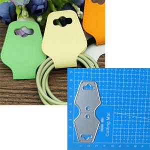 Tabbed Dialog Clamp Tag Metal Cutting Dies Stencils DIY Scrapbooking Decorative Embossing Handcraft Die Cutting Template Mold