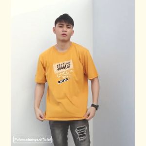 Kaos Stylish Pria Wanita Casual Polo Exchange \"Success Starts With A Dream\" 10143