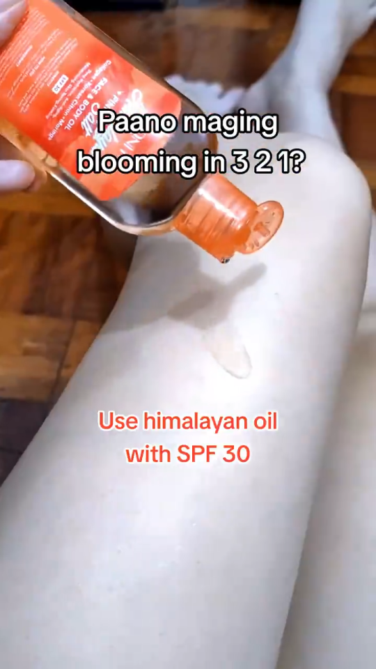 Bonita Himalayan Pink Salt Face and Body Oil with SPF 30 Korean Citron Collagen Moringa | Organic