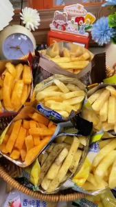 脆升升薯条 薯条零食 脆升升薯片 薯条 蜂蜜黄油味 非油炸原切薯条