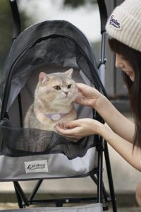 EdenPetz Lightweight Pet Dog Cat Stroller Foldable Outdoor Travel Breathable Pet Carrier Cart Dog Cat Supplies