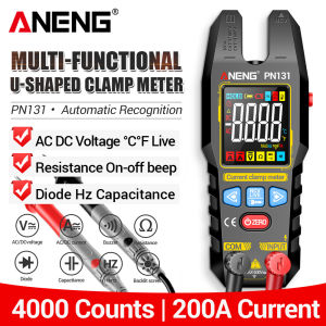 ANENG | ANENG PN131 Clamp Multimeter Rechargeable 4000 Counts Auto-ranging AC DC Voltage Current NCV Resistance Electrician Measuring