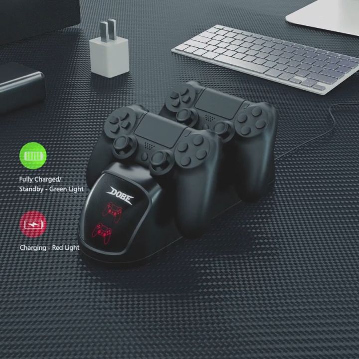 Dobe PlayStation PS4 Controller Charger Dual Shock 4 Charging Docking