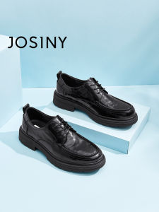 Josiny | Leather Breathable Height Increasing Mens Dress Shoes