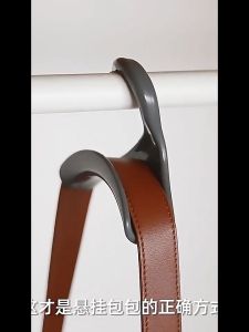 BIBLIO Handbag Hanger Rack Wont Let Bags Deformed Hooks Arch Bag Storage Hangers Wide Mouth Practical Wardrobe Hangers