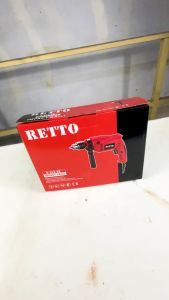 MESIN BOR BOBOK (TEMBOK BETON KAYU BESI) / IMPACT DRILL 13MM 550W R-913-ED - RETTO