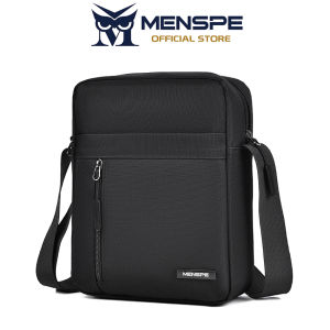 MENSPE Mens Shoulder Bag Waterproof Messenger Bag Fashion Travel Bag Business Bag Phone Bag Large Capacity Cross Body Bag Lightweight Casual Bag Fashion Leisure Sport Street Bag for College Student