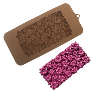 Flower Cluster Shaped Chocolate Chunks Silicone Molds Child Choc Moulds DIY Candy Tools Kitchen Baking Utensils Chocolate Molds