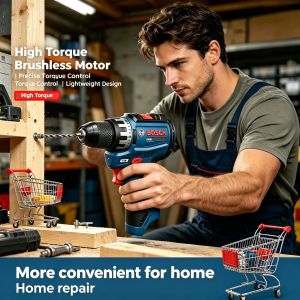Bosch | Bosch GSR 12V-31 Cordless Drill Driver Precise Torque Settings for Shelf Installation and Regular Home Furniture Fastening Works