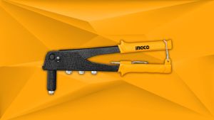 Kìm rút đinh tán chuyên dụng INGCO kềm bấm rive trợ lực tay cầm dài cỡ đinh rút 2.4mm-6.4mm rút đinh nhôm kim loại chất lượng cao