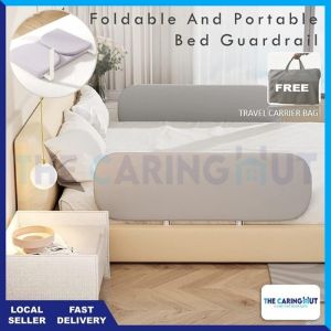 🏅Foldable Bed Rail Safety Bed Fence Height Adjustable Bed Guardrail