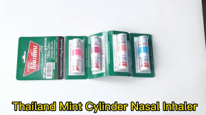 6pc/3pc Original Poy Sian Inhaler 2in1 Green Inhaler Menthol Refreshing Random color 6pcs [COD]Original Thailand POY-SIAN 2 In 1 Inhaler Menthol Inhaler with Herbal Mint Smell Poysian