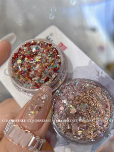 Original New Year Nail Art Material 12 Month National Style Fairy Flying to Heaven from Dunhuang Glitter Nail Powder Colorsee See