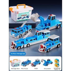 FUZAO | Magnetic Building Toy for 3-6 Year Olds Transformers Robot
