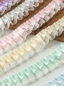 High-End Lace Trim Decorative Fan Skirt Hem Clothing Accessories Lotus Leaf Edge Lace Ribbon Silk Ribbon Lace