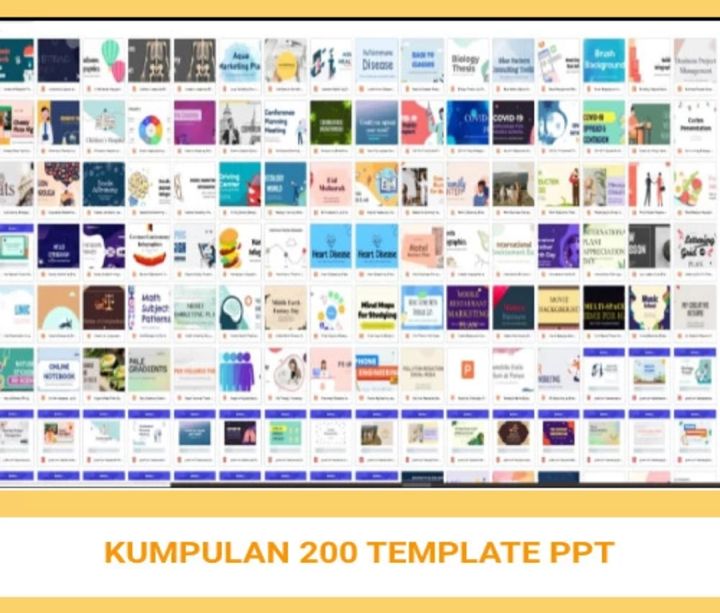 200 template ppt slidesgo premium lazada indonesia