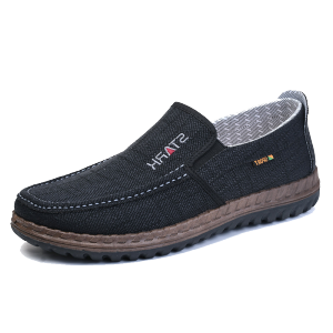 Non-Slip Soft Sole Middle-Aged and Elderly Dads Shoes Lightweight and Breathable Slip-On Spring and Autumn Casual Shoes Flat Shoes