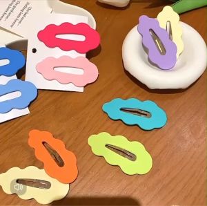 Set 3 Kẹp tóc mái Doudou Kẹp mái Kẹp hoa Kẹp BB Kẹp tóc đủ màu Cặp tóc Kẹp tóc cho bé Hàn Quốc FJ048