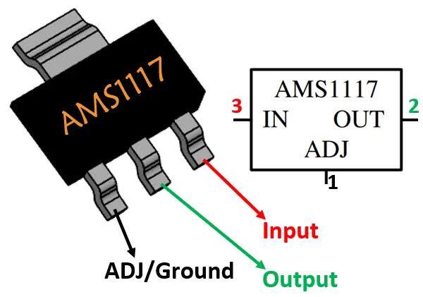 Ams1117 Voltage Regulator 70-Piece Kit - 7 Values SOT223 For Electronics Projects 761427