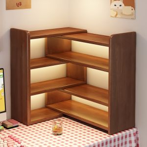 ZHUOHE | Desk Corner Bookshelf Storage Shelf