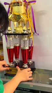 N15 Trophy/Piala Pasang/Anugerah/Souvenir/Award/Hadiah 奖杯 (INCLUDE DESIGN+LOGO+LABEL) Changeable Top