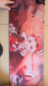 ALAS MOUSE PANJANG MOTIF ANIME DAN KUCING LUCU UKURAN BESAR KARET ANTILICIN UNTUK KOMPUTER