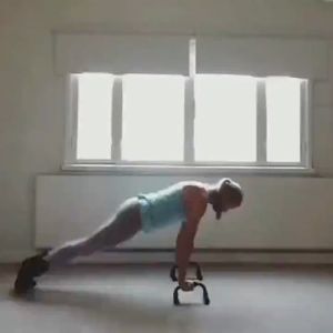 Fitness Set Of 2 Push-Up Support H-Type Perfect Muscle Push Up Bars Stand Grip Equipment