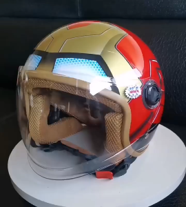 หมวกกันน็อคเด็ก หมวกกันน็อกเด็กสไตล์การ์ตูน ระบายอากาศดี แบบครึ่งใบ ไซส์ adjustable 2-16 ปี 6 สีหมวกกันน๊อค