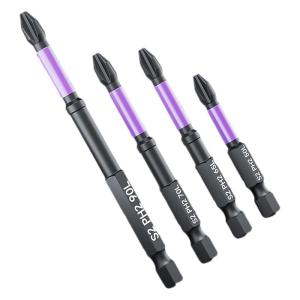 MUDUOXIN | High Strength Tungsten Steel Anti Slip Magnetic Screwdriver Bits
