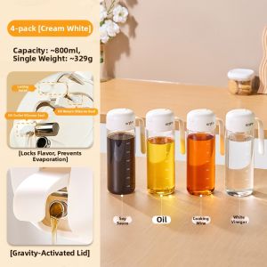 pracra | Auto-sealing Large Capacity Kitchen Oil Dispenser