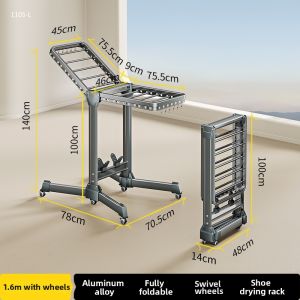 BIREN | Foldable Portable Multifunctional Clothes Drying Rack