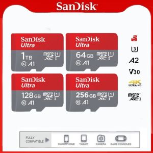 SanDisk Ultra 1TB 512GB 256GB 128GB 64GB MicroSD Card U3 V30 A1 100MB/s for CCTV Security & Dash Cam  NVR DVR Systems