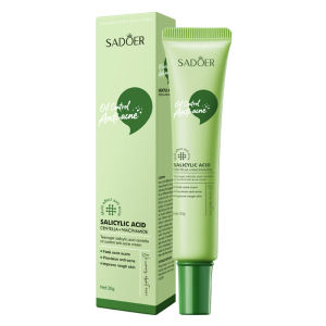 SADOER | Salicylic Acid Acne Treatment Face Cream Repair Pimple Spots Deep Cleaning Pore Anti-acne Scar Oil Control Moisturizer Skin Care
