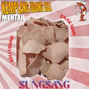 Kemplang Udang Mentah Asli Sungsang 200gr Sumatera Selatan Tanpa Pengawet