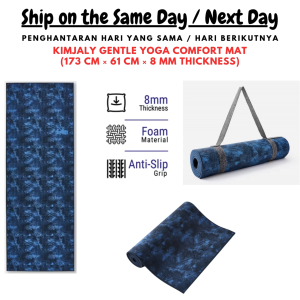 K1mj@ly Comfort Gentle Yoga Mat 8MM / Exercise Mat