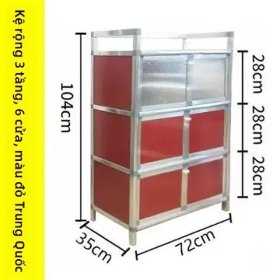 FEIZHUXIANSEN | Tủ Bếp Bằng Hợp Kim Nhôm Chống Gỉ