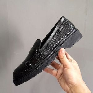 BLACK HIDDEN - Sepatu Pantofel Formal Slip On Casual Terbaru 39-44