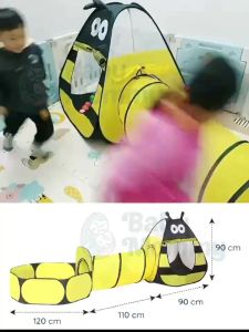Babymommy👶Children Tent Foldable Baby Kids Indoor Tent Tunnel Ball Pit Indoor Play House Tent Khemah Kanak-kanak