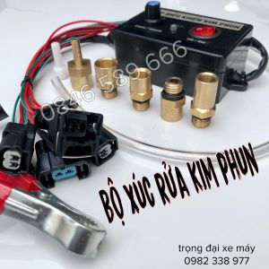 Bộ Xúc Rửa Kim Phun Xe Máy Dụng Cụ Vệ Sinh Kim Phun