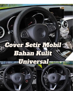 Cover Setir Mobil Bahan Kulit Universal Steering Wheel Cover Universal