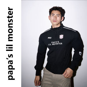 Papas lil monster | Áo Khoác Phong Cách Mỹ Thoáng Mát Co Dãn Ôm Sít