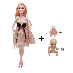 Princess Doll Baby Simulation Doll Jointed Body 11.5 Inch Dress up Toy for Girls Plastic Material Suitable for Ages under 14