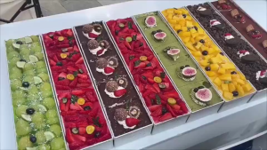 Stainless Steel Rectangular Baking Pan - Non-Stick for Tiramisu Cheesecake & Cupcakes