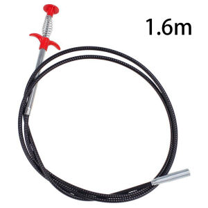 90/160cm Multifunctional Pipe Dredging Tool Bendable Drain Auger Sewer Hair Cleaning Claw Spring Loaded Grabber Pickup Pipe Tool