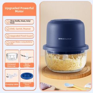 ROYALSTAR | Electric Garlic Masher Mini Kitchen Chopper