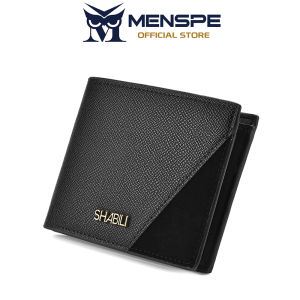 MENSPE Mens Wallet Retro Short Wallet Soft PU Business Wallet Fashion Wallet Multi-Card Position Wallets Travel Purses Coin Pouch ID Credit Cards Holders