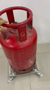 GVW Troli Kereta Tolak Gas Tank Roller Trolley Gas Stand Gas Roller Gas Stove Stand Kitchen Rack